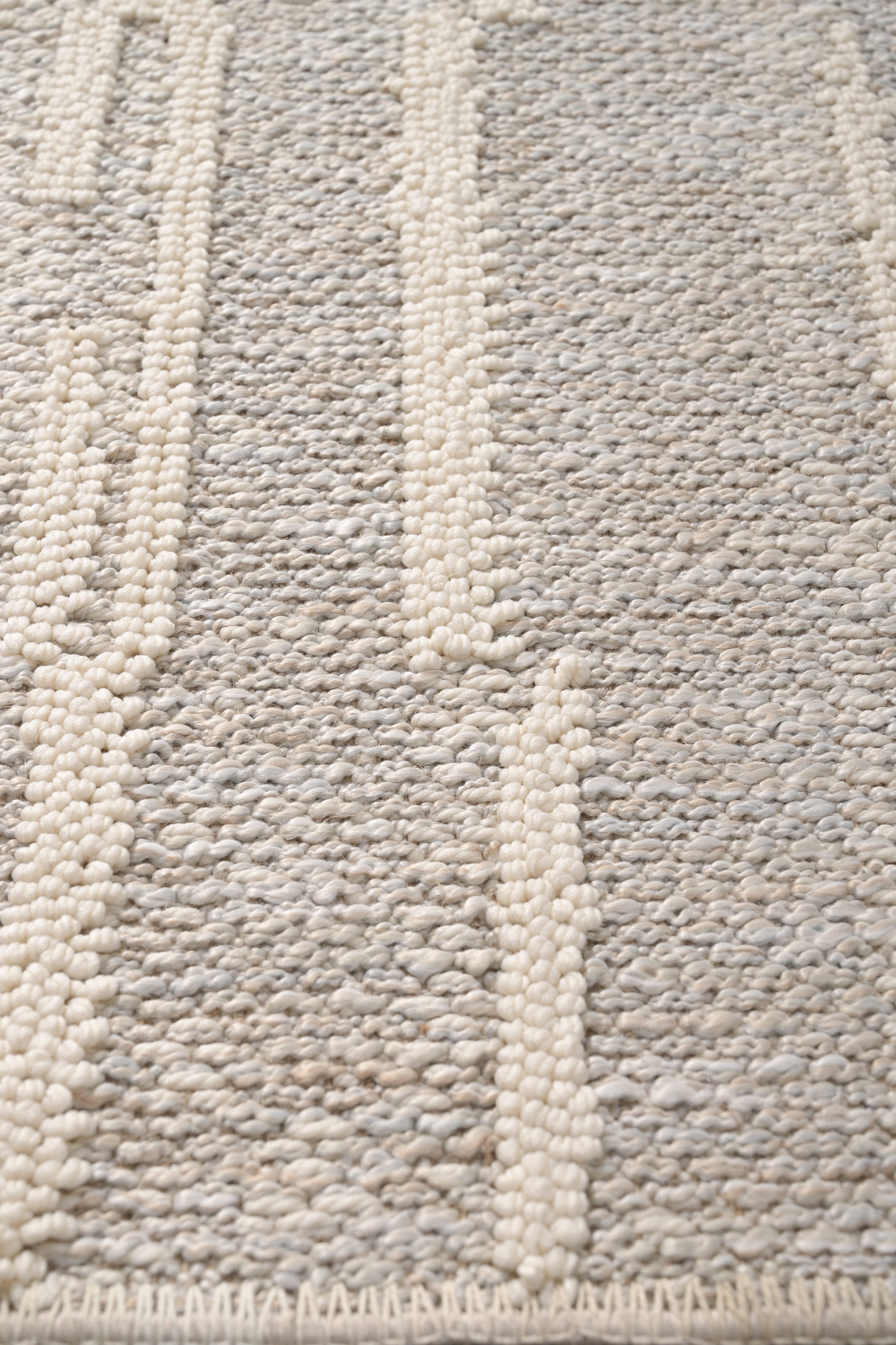 Tapete Turco Relex 160x230 Bege e Cinza Tapete Turco Relex 160x230 Bege e Cinza