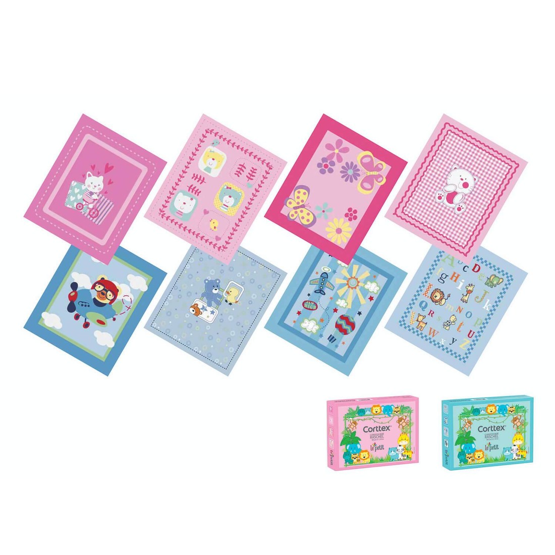 Cobertor Bebê Raschel Gatinha Rosa Antialérgico - Corttex