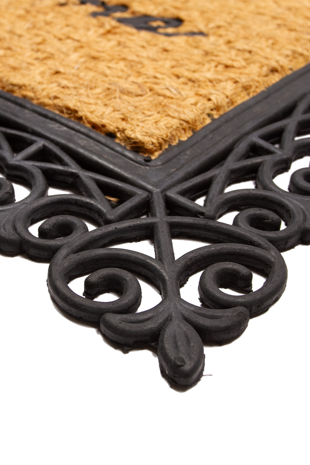 Tapete Capacho Borracha e Fibra de Coco 45x75 Arabesco Tapete Capacho Borracha e Fibra de Coco 45x75 Arabesco