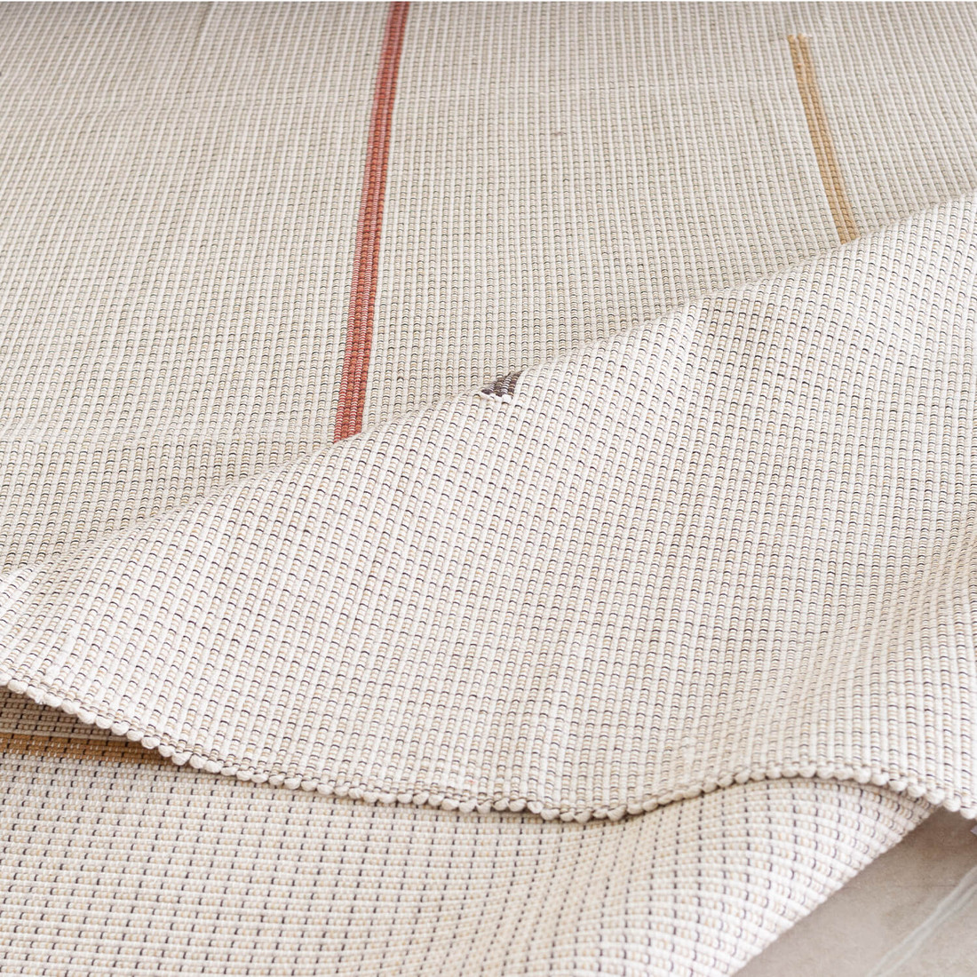 Tapete Artesanal Trama Basic de Sala Listras Colors 2,00x4,00