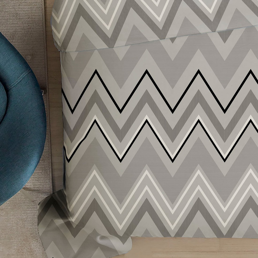 Jogo de Cama Queen 4 Peças 130 Fios 100% Algodão - Vitoria Jogo de Cama Queen 4 Peças 130 Fios 100% Algodão - Vitoria