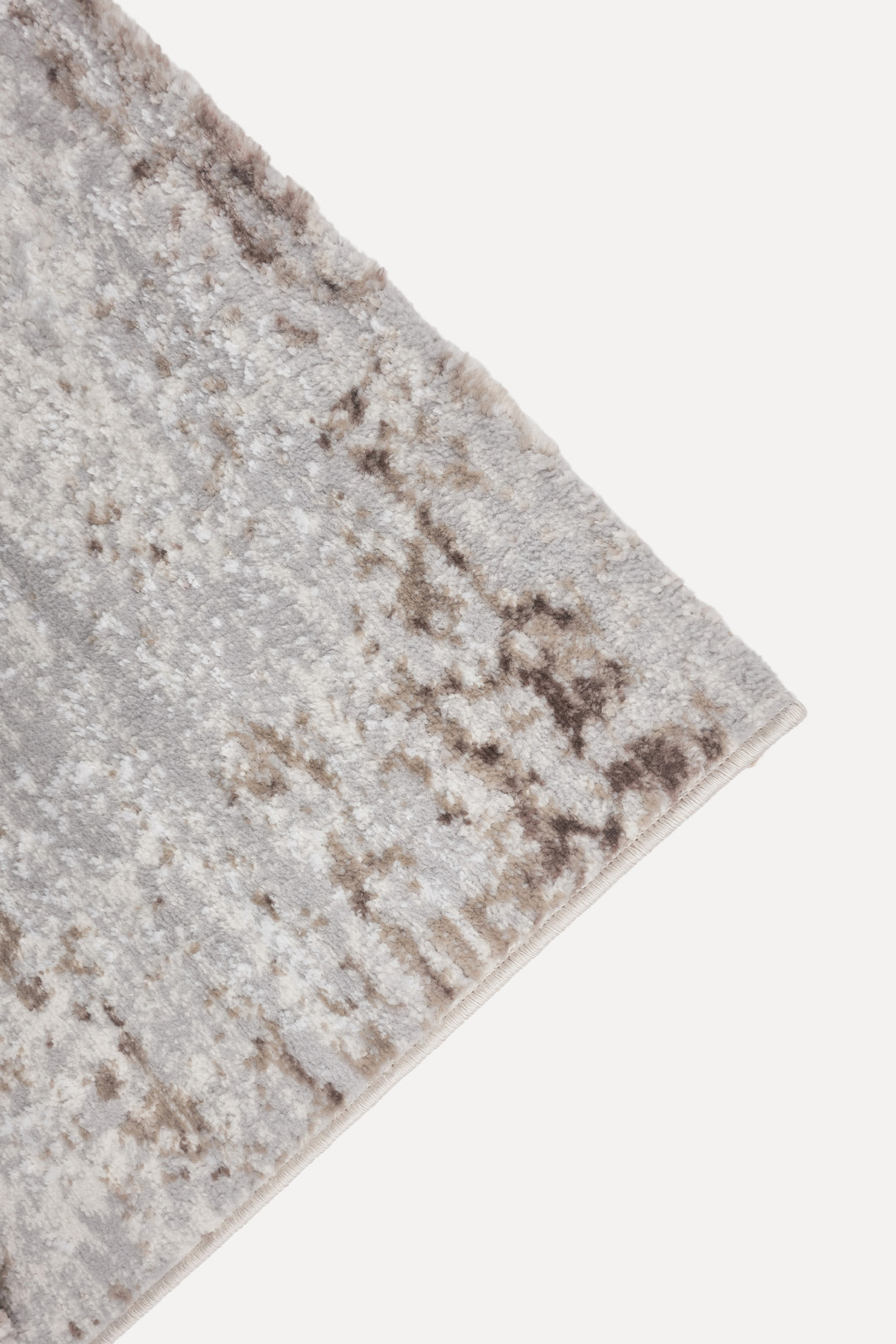 Tapete 100x140 Sharm Estonado Marrom e Cinza Tapete 100x140 Sharm Estonado Marrom e Cinza