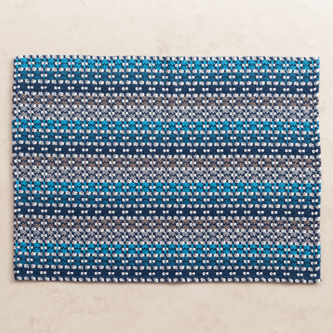 Kit de Cozinha 3 Peças Algodão Indiano Marinho Kit de Cozinha 3 Peças Algodão Indiano Marinho