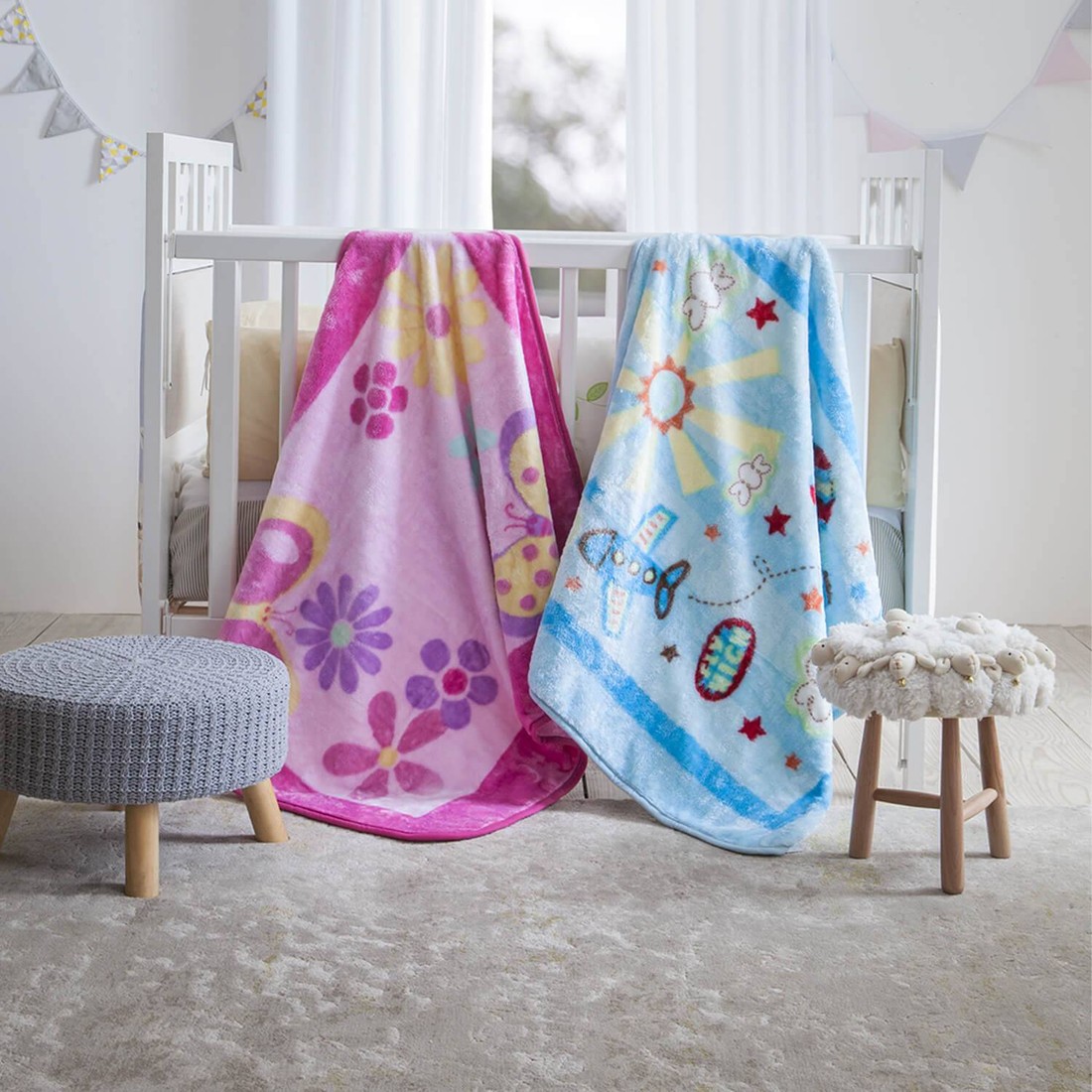 Cobertor Bebê Raschel Explorador Antialérgico - Corttex Cobertor Bebê Raschel Explorador Antialérgico - Corttex