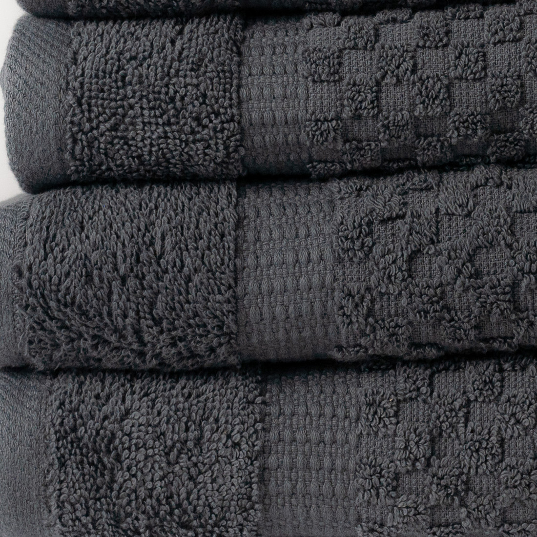 Jogo de Toalha 4 Peças Porto - Chumbo Jogo Banhão