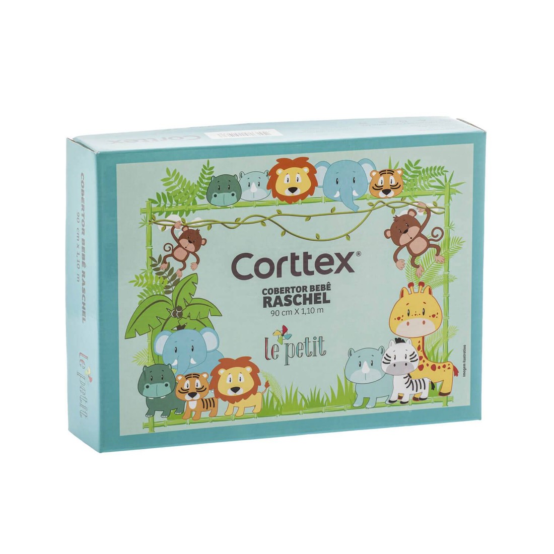 Cobertor Bebê Raschel ABC Antialérgico - Corttex