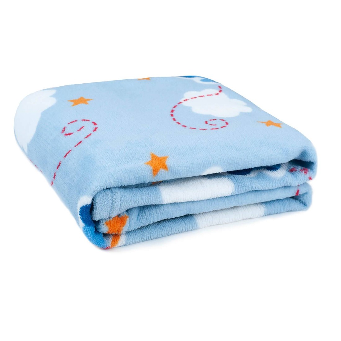 Cobertor Baby Fleece para Berço Antialérgico 90cm x 110cm Avião Cobertor Baby Fleece para Berço Antialérgico 90cm x 110cm Avião