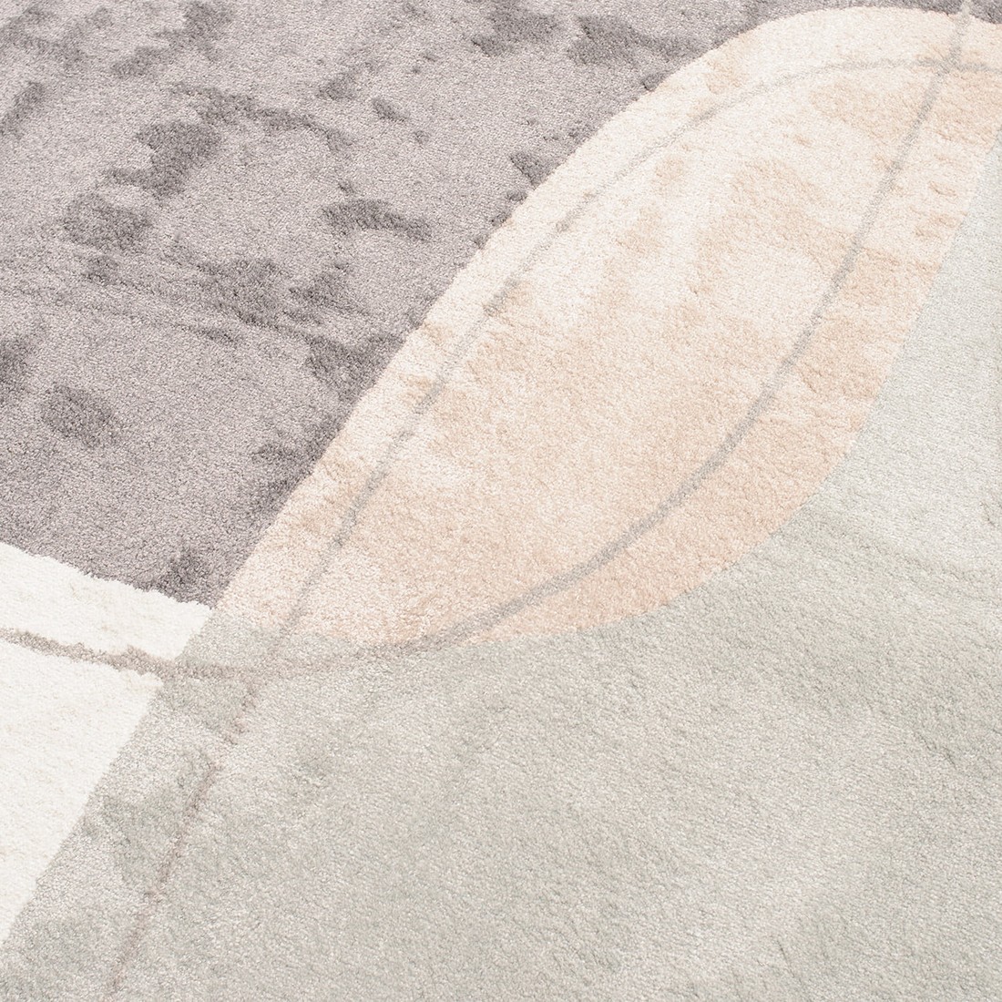 Tapete para Sala Grande Hathor Organico Off White 200x300