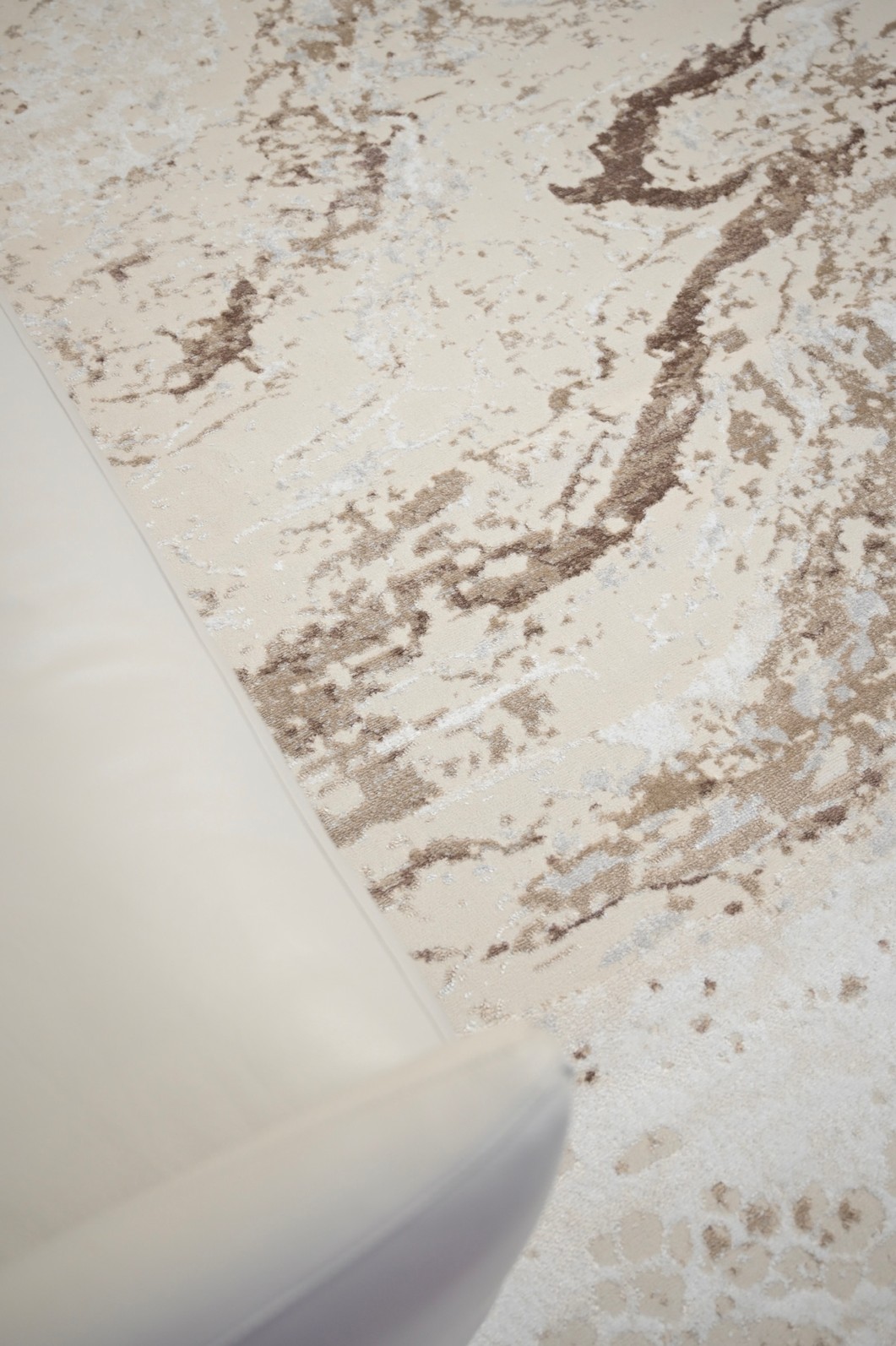 Tapete 100x140 Sharm Marmorizado Bege