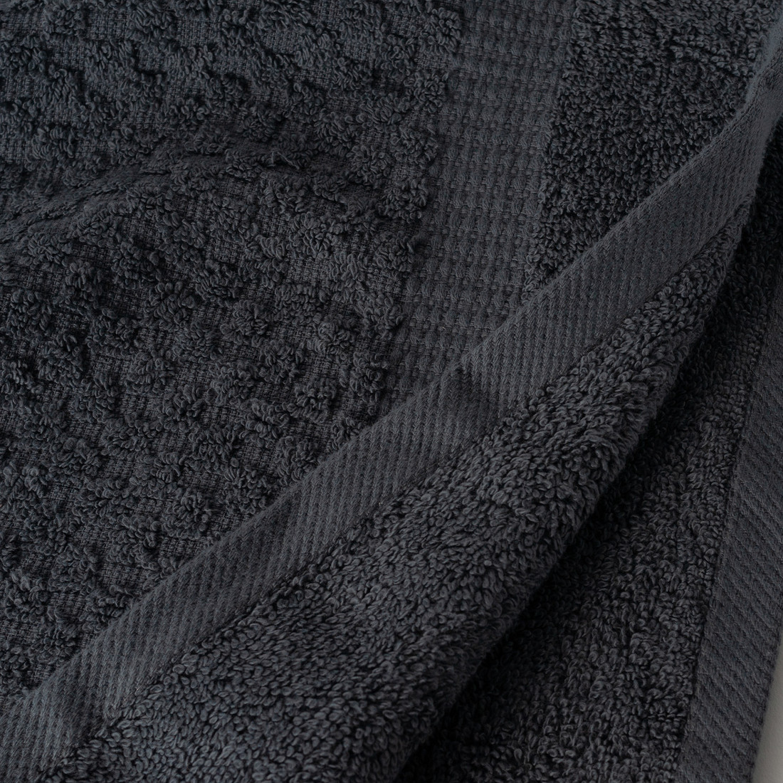 Jogo de Toalha 4 Peças Porto - Branco e Chumbo Jogo Banhão Jogo de Toalha 4 Peças Porto - Branco e Chumbo Jogo Banhão