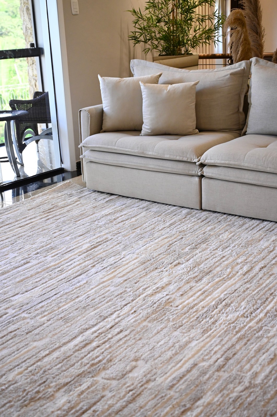 Tapete Sala Conforto Extra Nuvens Tasilaq 350x450