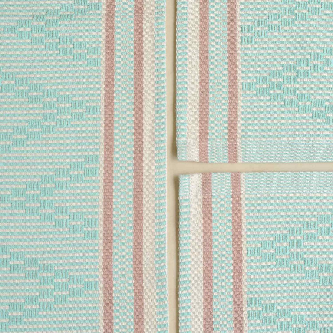 Jogo de Tapete 3 Peças Algodão Zurick Verde Água Jogo de Tapete 3 Peças Algodão Zurick Verde Água