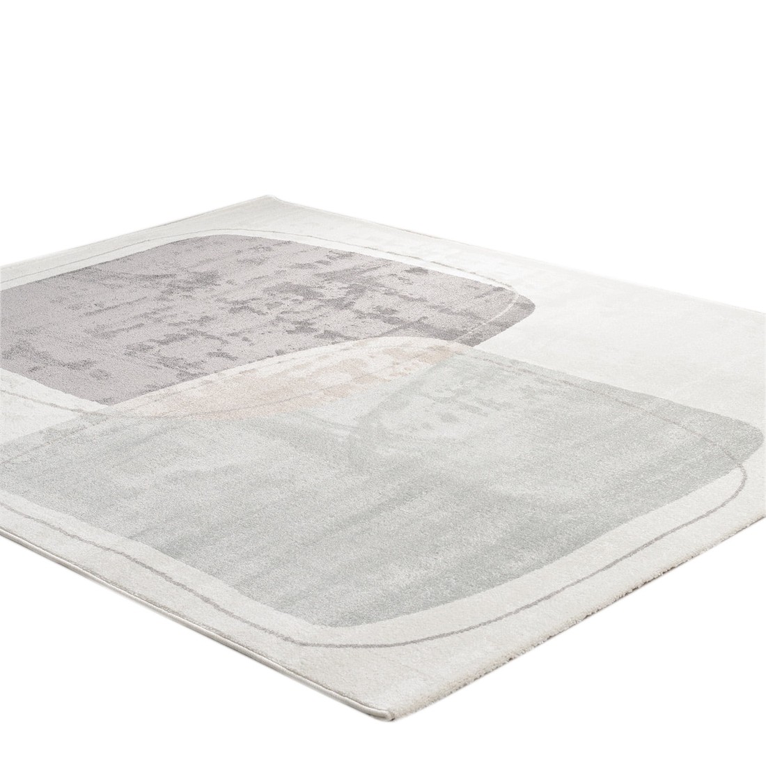 Tapete para Sala Grande Hathor Organico Off White 100X150