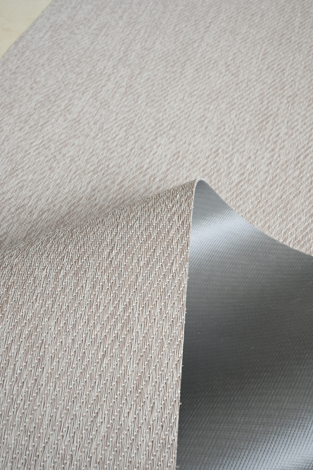 Tapete Passadeira PVC Antiderrapante Cotele Bege 65x300 Tapete Passadeira PVC Antiderrapante Cotele Bege 65x300