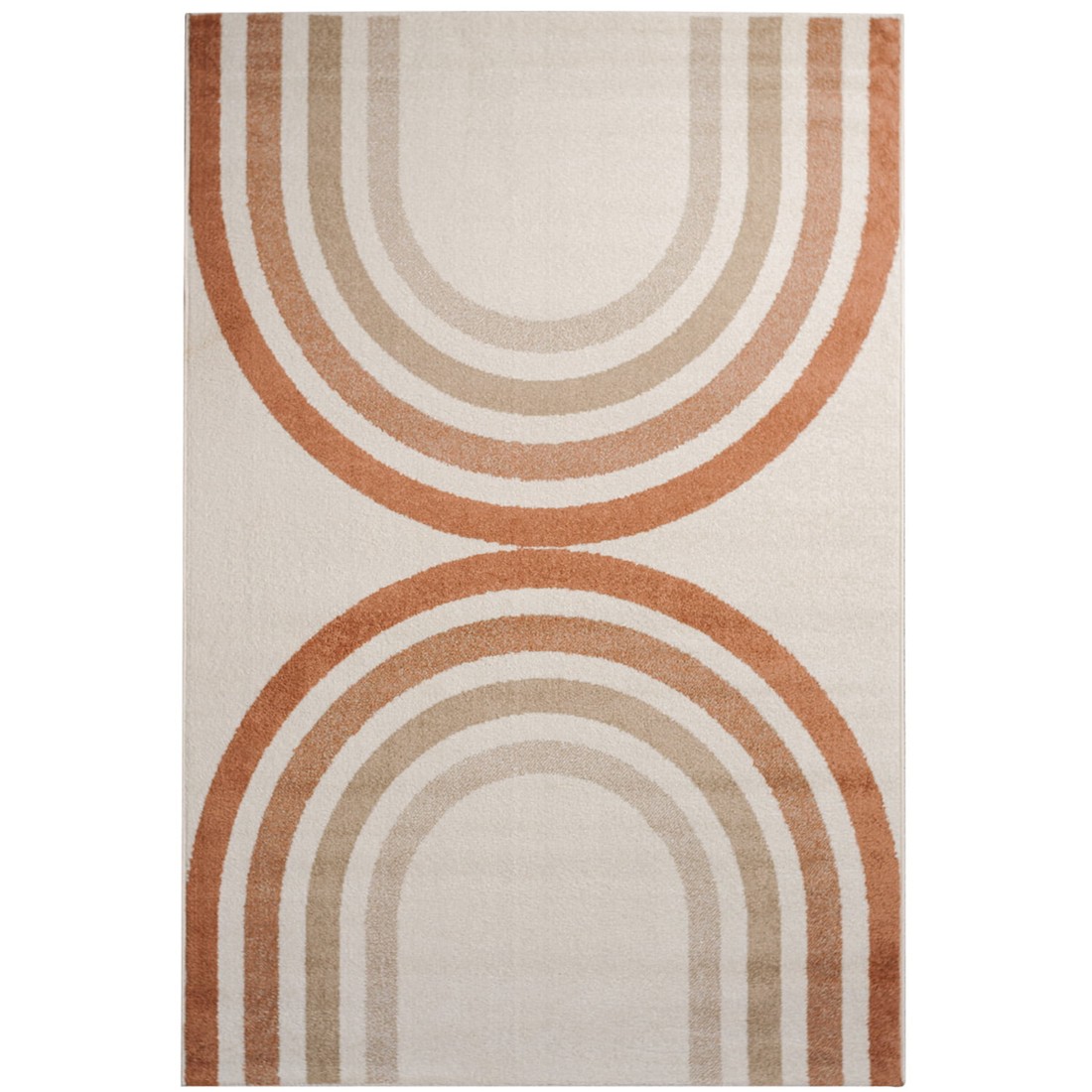 Tapete para Sala Essenciais Arco Terracota 140x200