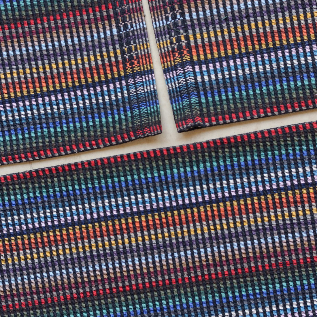 Kit de Cozinha 3 Peças Algodão Aquarela Color Preto