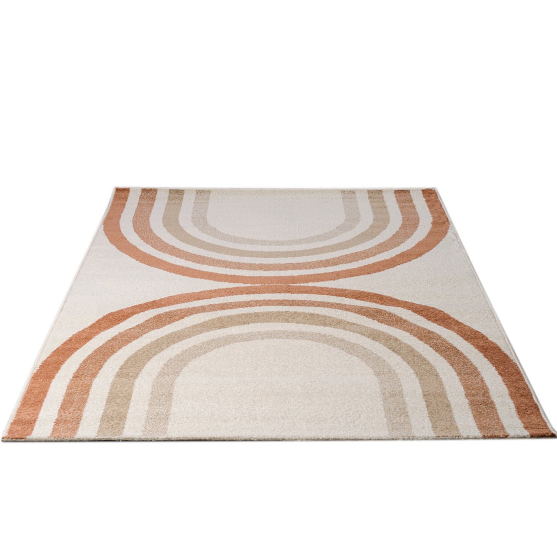 Tapete para Sala Essenciais Arco Terracota 100x150 Tapete para Sala Essenciais Arco Terracota 100x150