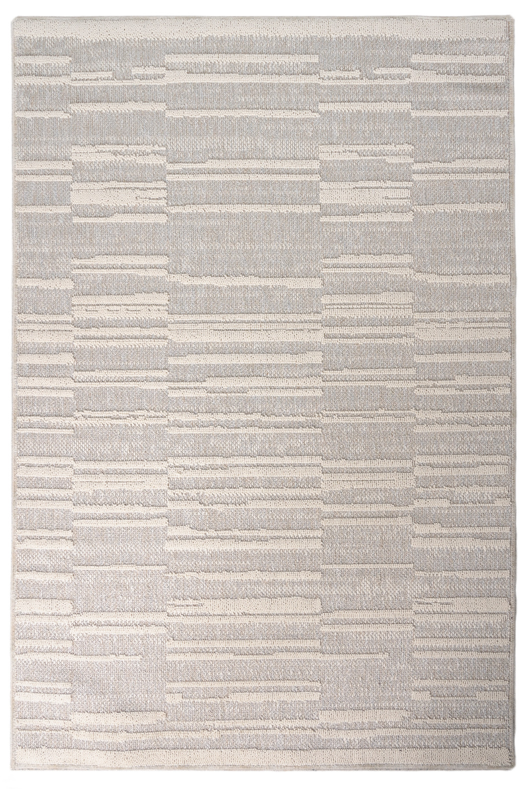 Tapete Turco Relex 160x230 Bege e Cinza Tapete Turco Relex 160x230 Bege e Cinza