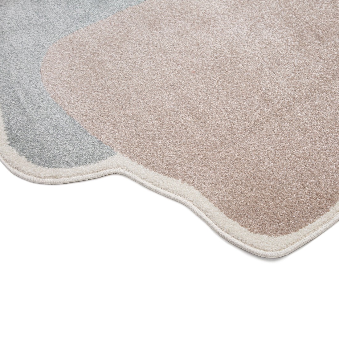 Tapete Organico Sala e Quarto Light Rose e Cinza 140x200