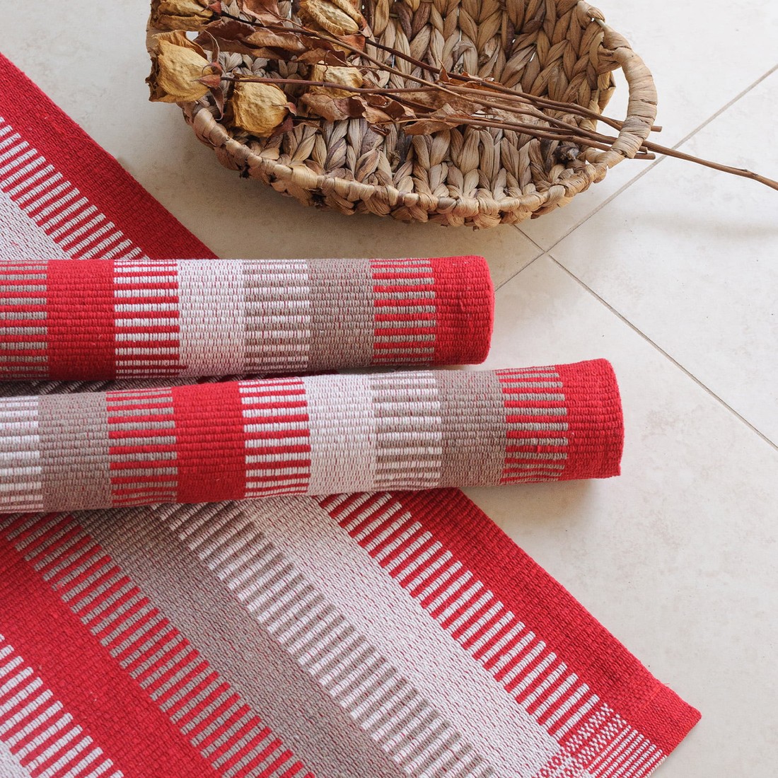 Kit de Cozinha 3 Peças Cacto Vermelho