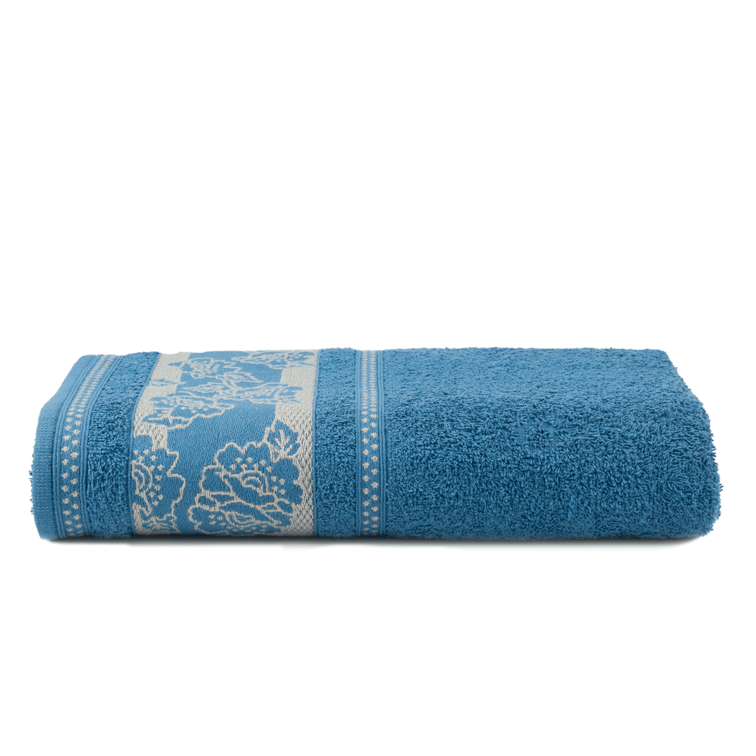Toalhas de Banho Jacquard Aflorá Jogo com 2 Peças  Azul - Atlântica Toalhas de Banho Jacquard Aflorá Jogo com 2 Peças  Azul - Atlântica
