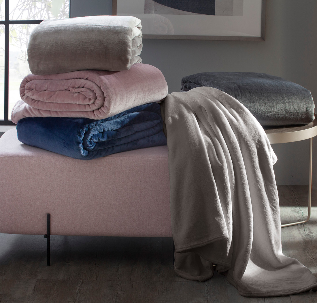 Cobertor Queen 300g Flanel Aveludado Lucerna - Rose