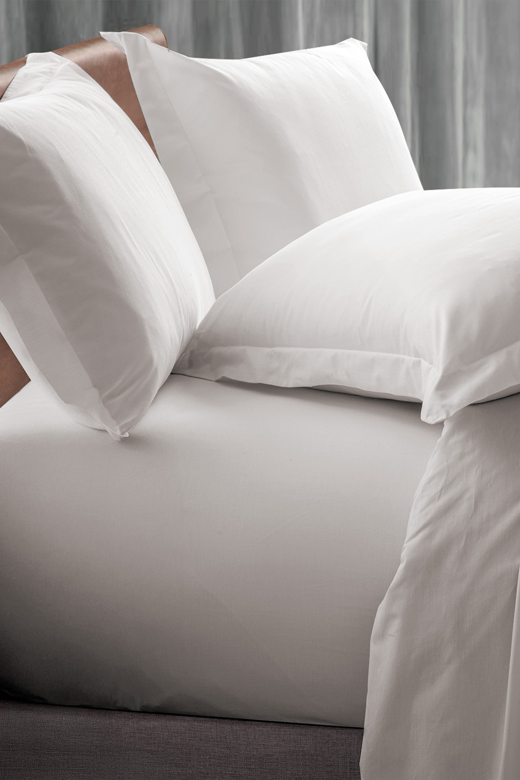 Jogo de Lençol Queen Cetim 400 Fios Marfim Jogo de Lençol Queen Cetim 400 Fios Marfim