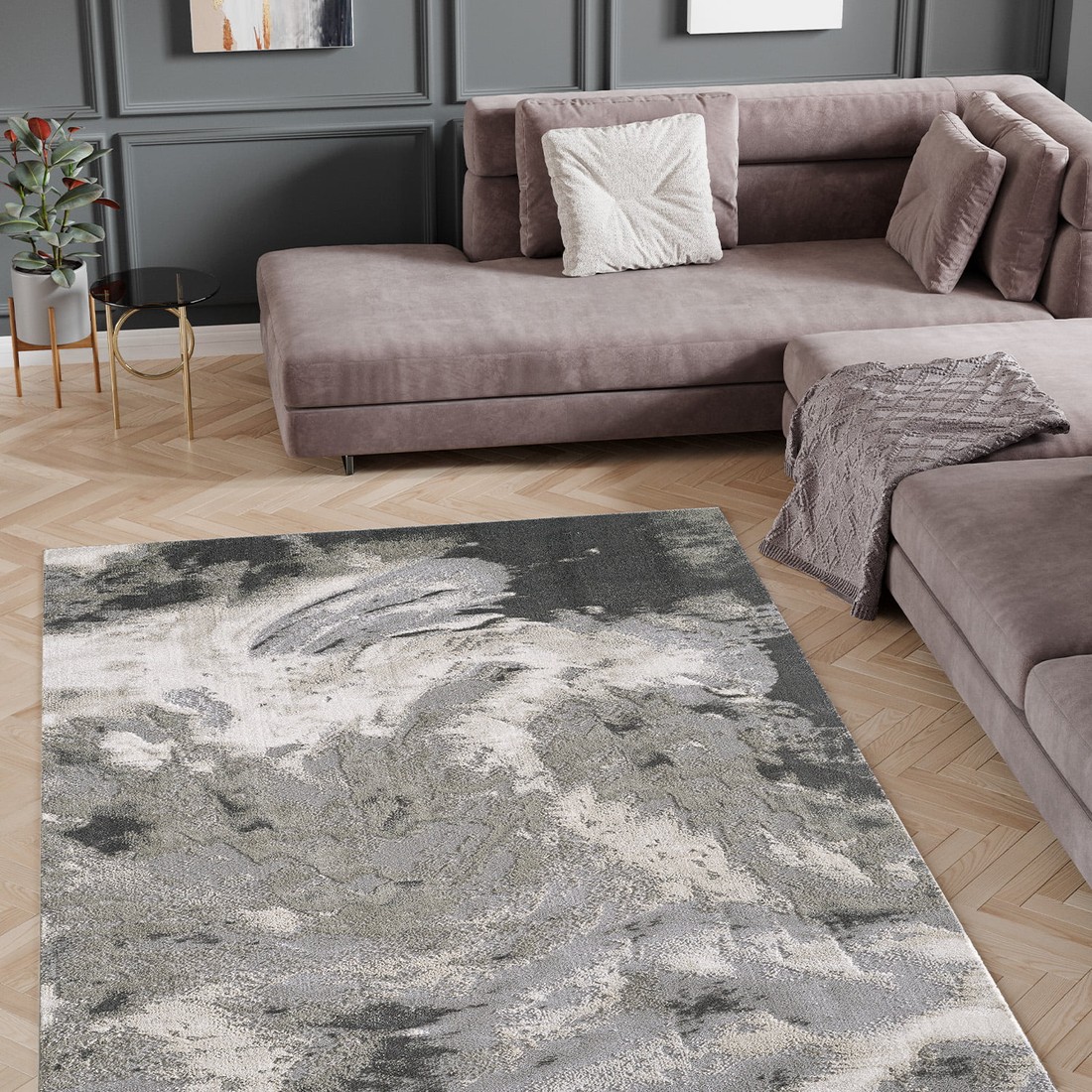 Tapete de Sala Dixon Stone 2 Confort - Sob Encomenda Tapete de Sala Dixon Stone 2 Confort - Sob Encomenda