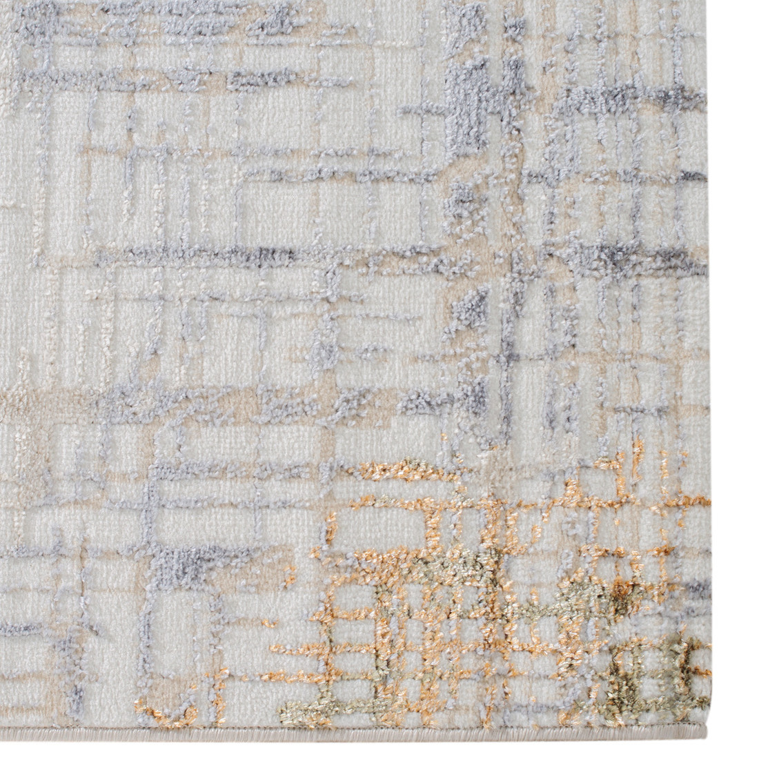 Tapete Sala Perfil Leve Caspian Xadrez 250X350 Tapete_de_sala_pelo_baixo_250_x_350_leve_Antiderrapante