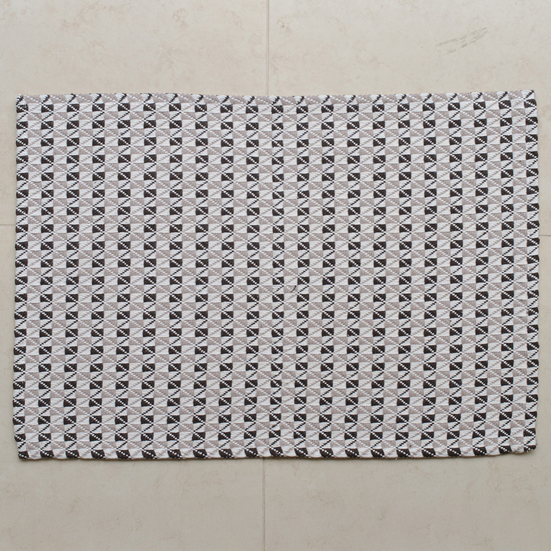 Kit de Cozinha 3 Peças Algodão Marrocos Marrom e Bege Kit de Cozinha 3 Peças Algodão Marrocos Marrom e Bege