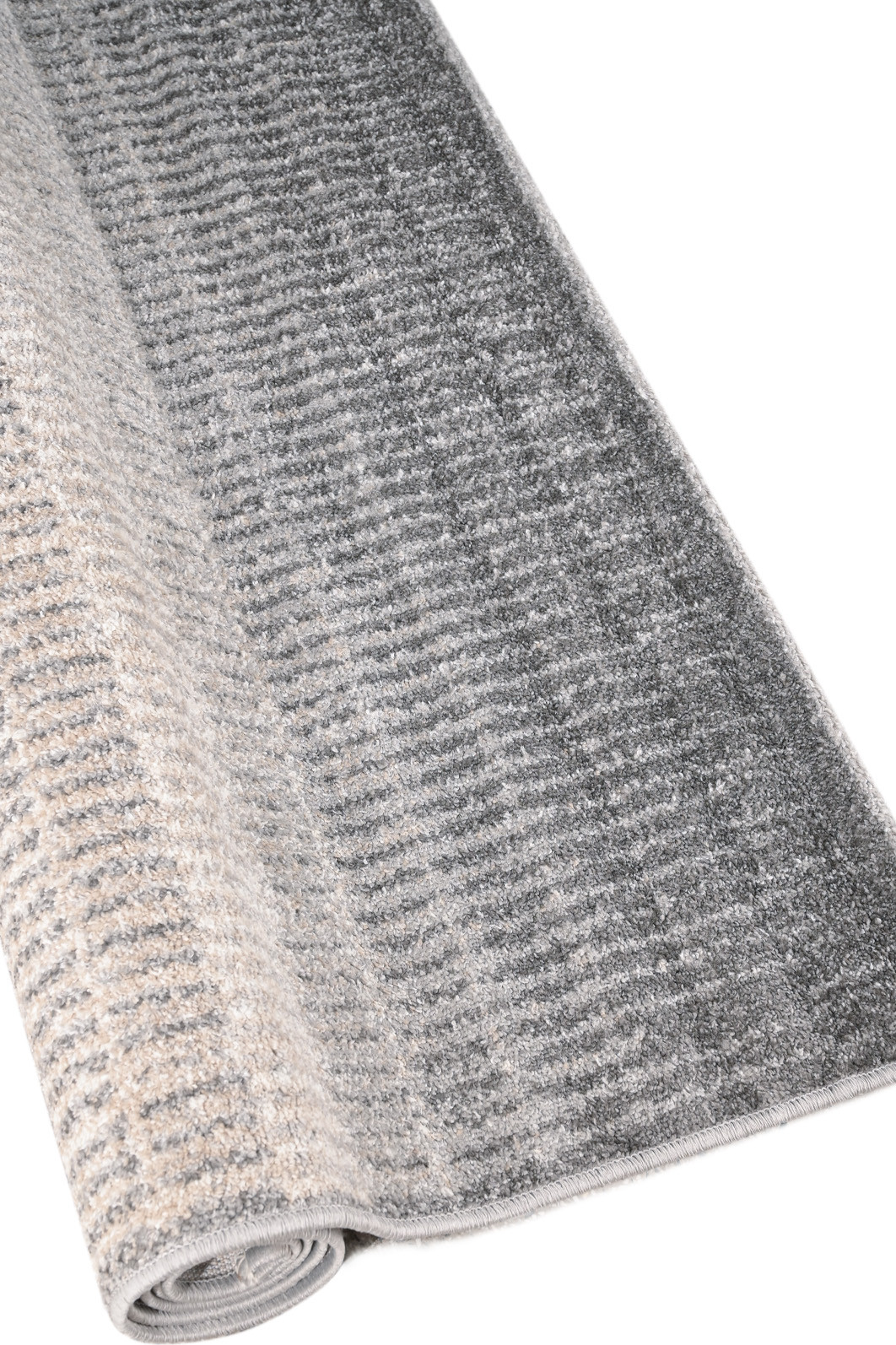 Tapete para Sala 140x200 Essenciais Estonado Cinza e Bege Tapete para Sala 140x200 Essenciais Estonado Cinza e Bege