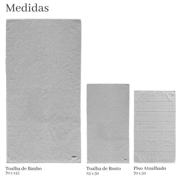 Jogo Toalhas de Banho 5 Peças Carré 100% algodão  Loren Jogo Toalhas de Banho 5 Peças Carré 100% algodão  Loren