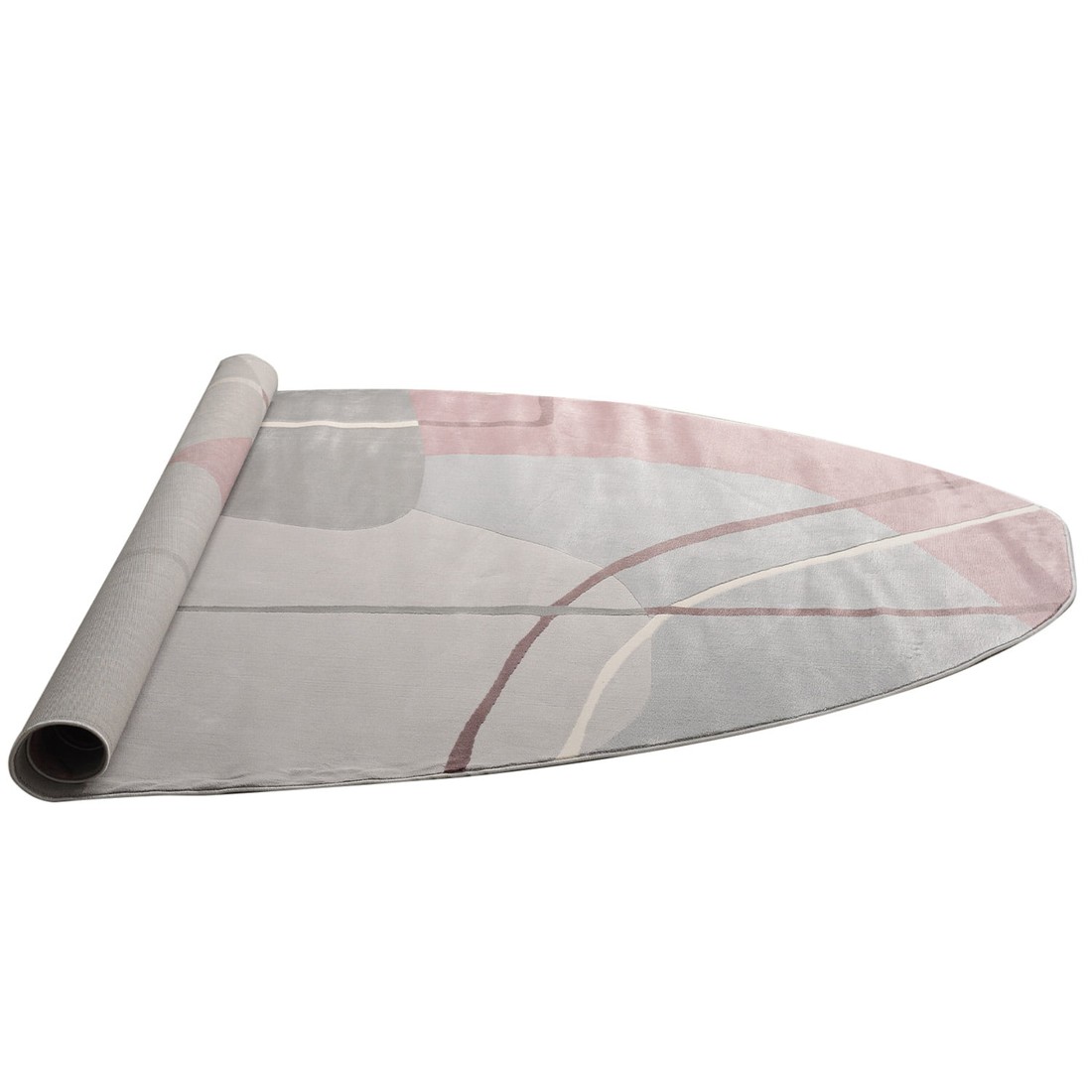 Tapete Organico Sala e Quarto Unique Rose e Cinza 240x300