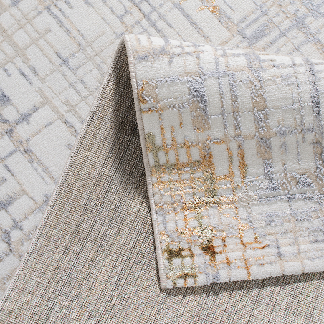 Tapete Sala Perfil Leve Caspian Xadrez 250X350 Tapete_de_sala_pelo_baixo_250_x_350_leve_Antiderrapante