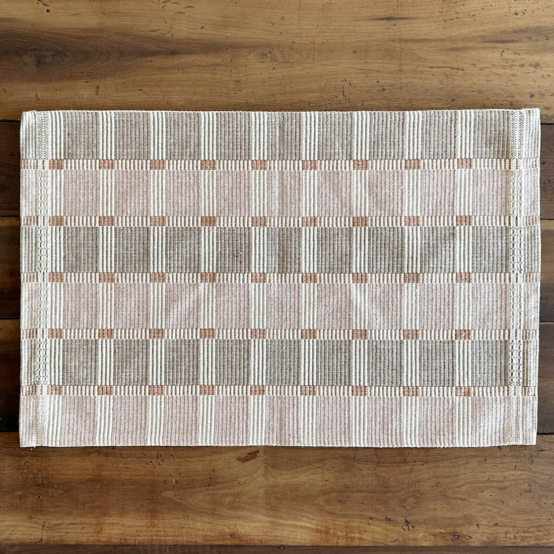 Jogo de Tapete 3 Peças Algodão Zurick Bico Rose