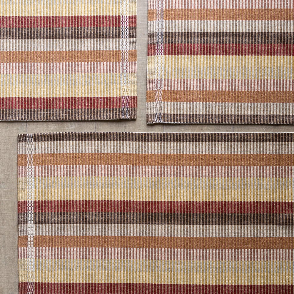 Kit de Cozinha 3 Peças Algodão Aquarela Color Mostarda