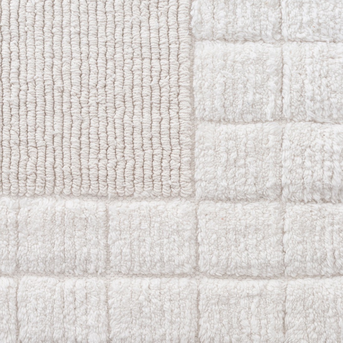 Tapete Passadeira Mold Antiderrapante de Algodão 60cm x 120cm Branco