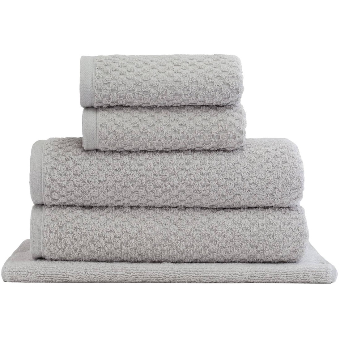 Jogo Toalhas de Banho 5 Peças Carré 100% algodão  Loren Jogo Toalhas de Banho 5 Peças Carré 100% algodão  Loren