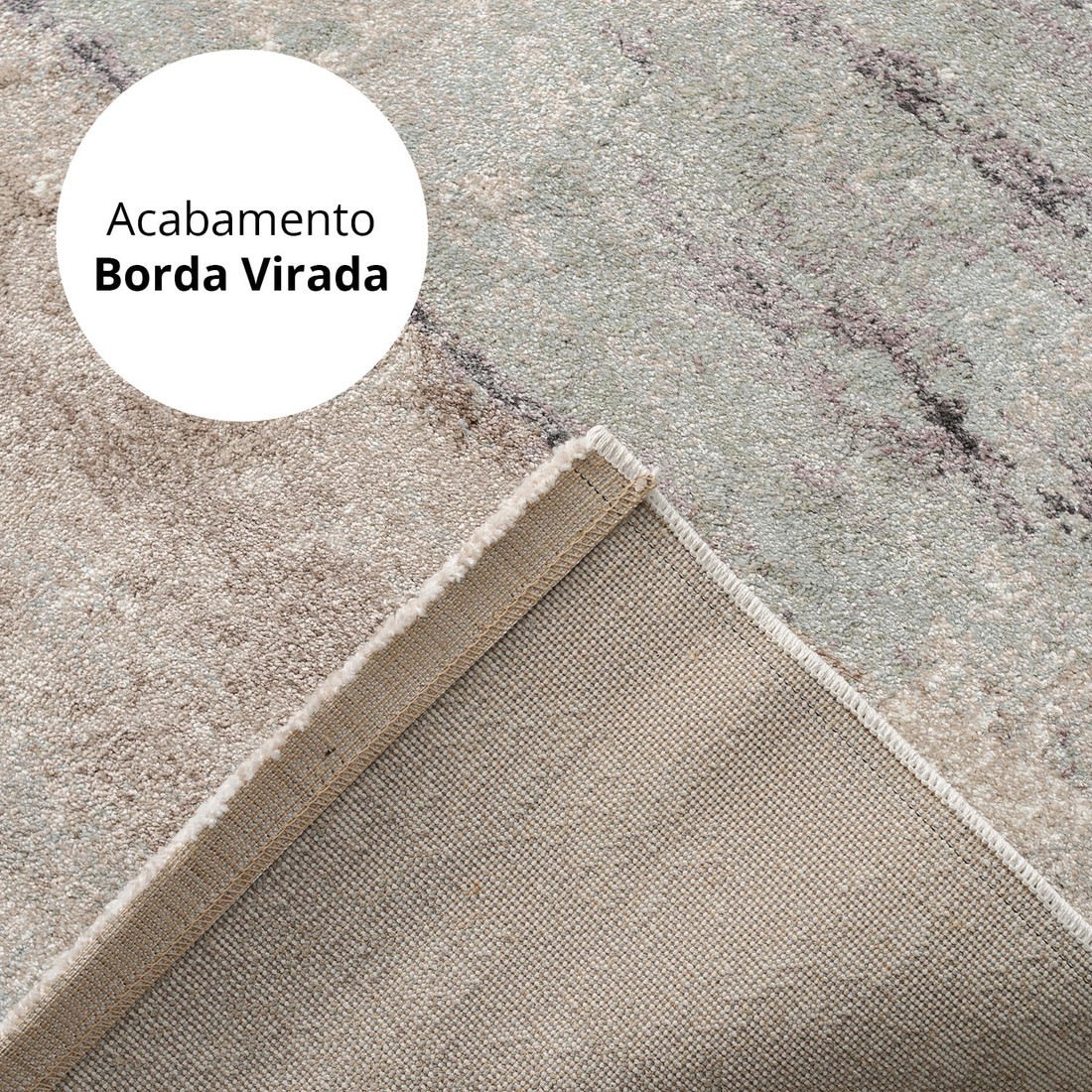 Tapete para Sala Grande Hathor Estonado Off White 100x150 Tapete para Sala Grande Hathor Estonado Off White 100x150