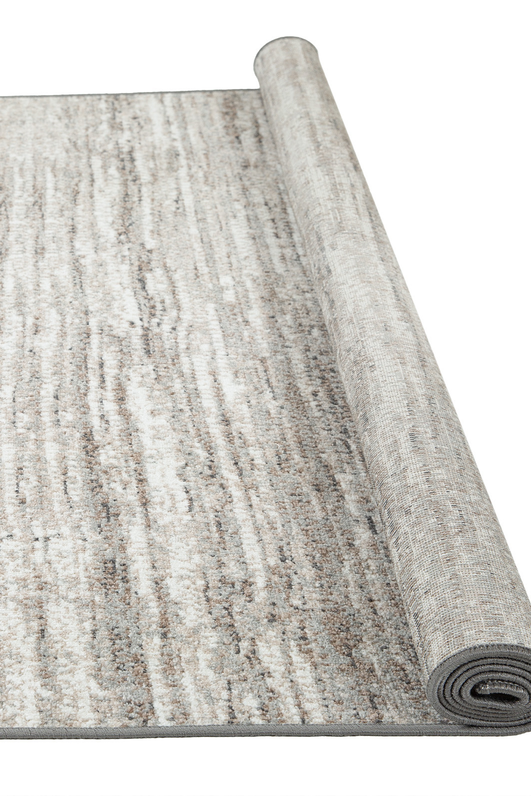 Tapete para Sala 140x200 Nord Estonado Chumbo e Bege Tapete para Sala 140x200 Nord Estonado Chumbo e Bege