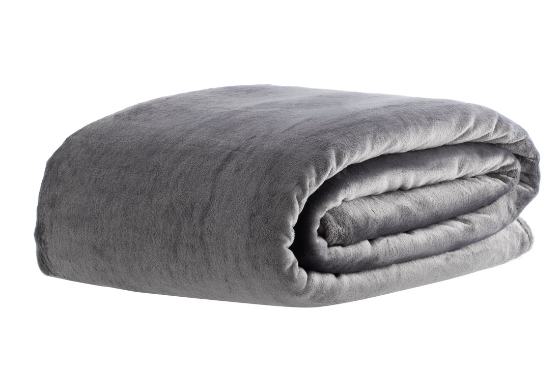 Cobertor Queen 300g Flanel Aveludado Lucerna - Chumbo Cobertor Queen 300g Flanel Aveludado Lucerna - Chumbo