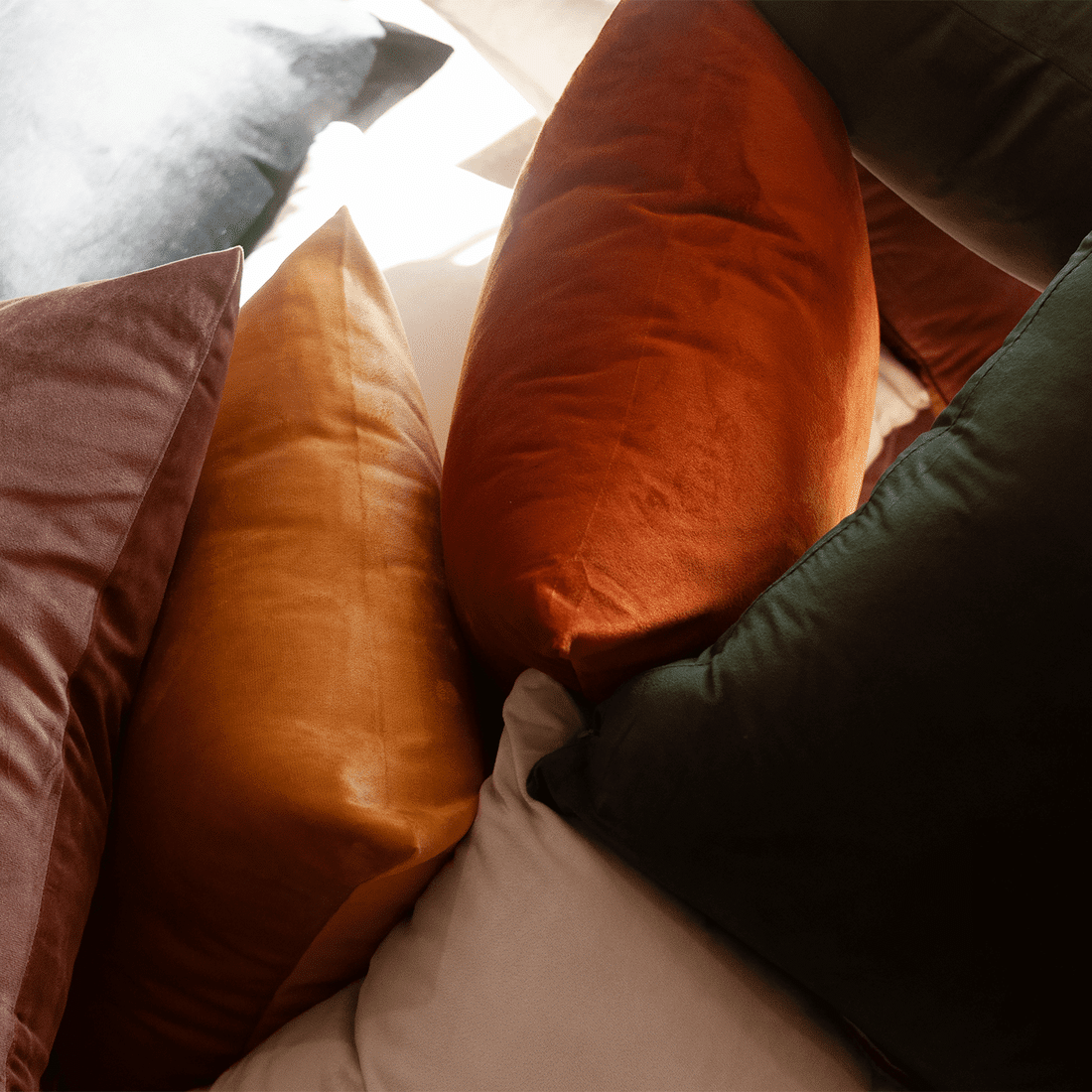 Capa de Almofada Veludo Premium Decorativa - Rose 45cm x 45cm