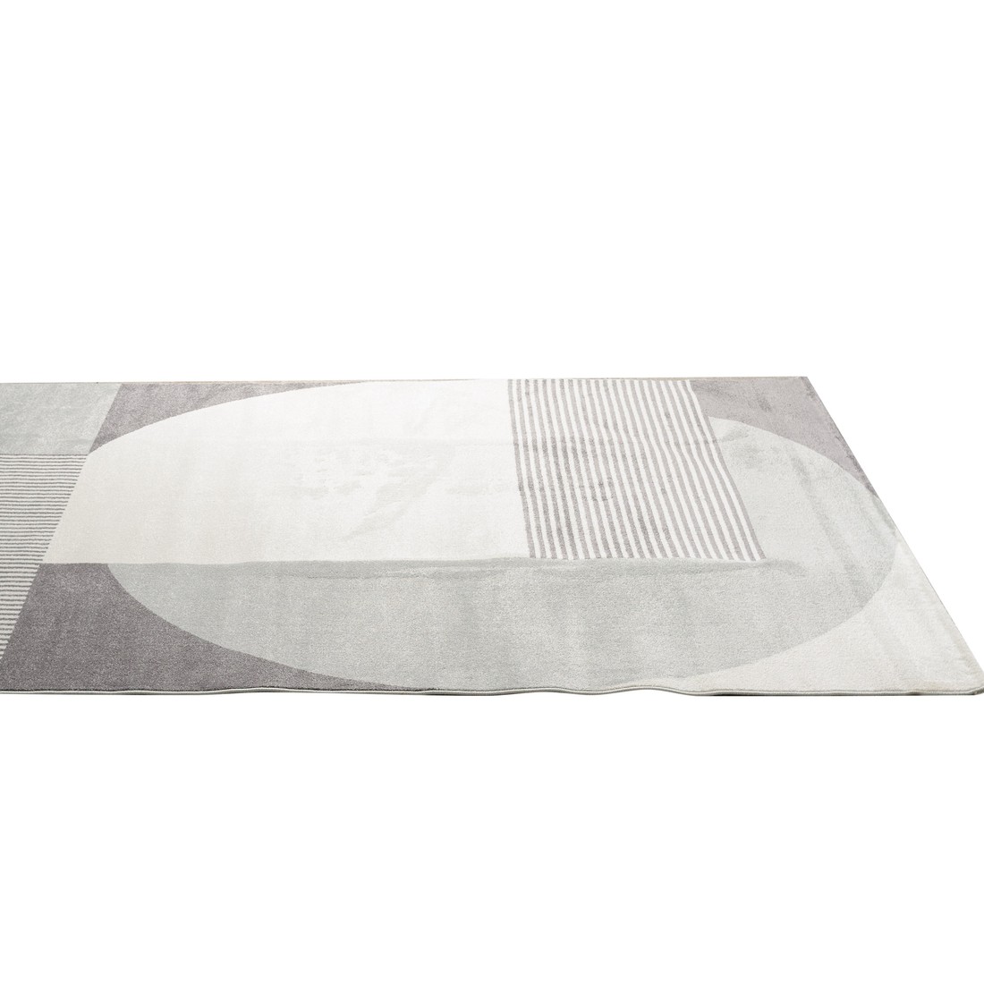 Tapete para Sala Grande Hathor Geometrico Off White 200x250 Tapete para Sala Grande Hathor Geometrico Off White 200x250