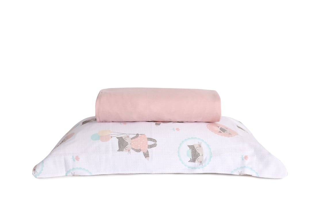 Jogo de Lençol para Berço de 2 Peças Fio Penteado Contos de Cordel - Atlântica