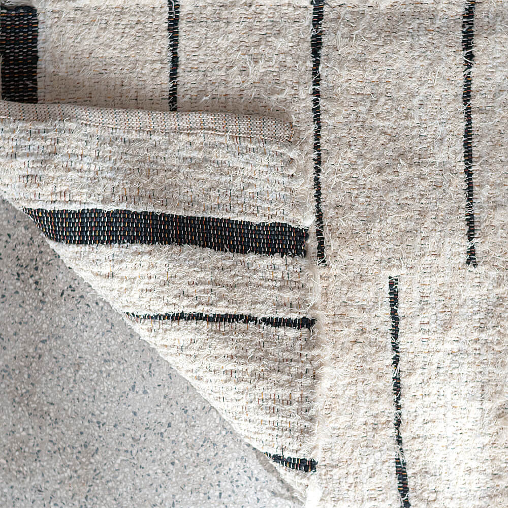 Tapete Artesanal Peludo Dupla Face Chic Color 50cm x 80cm