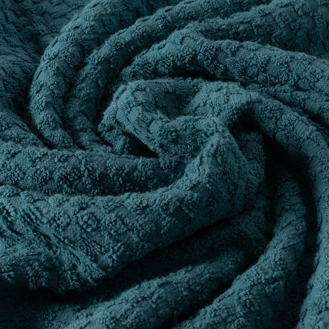 Jogo de Toalha 4 Peças Porto - Azul Petroleo Jogo Banho