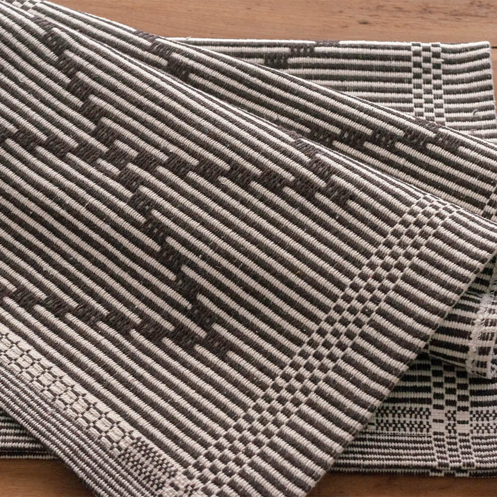 Kit de Cozinha 3 Peças Algodão Zurick Marrom Escuro