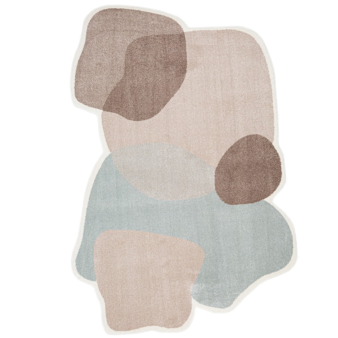 Tapete Organico Sala e Quarto Light Rose e Cinza 140x200