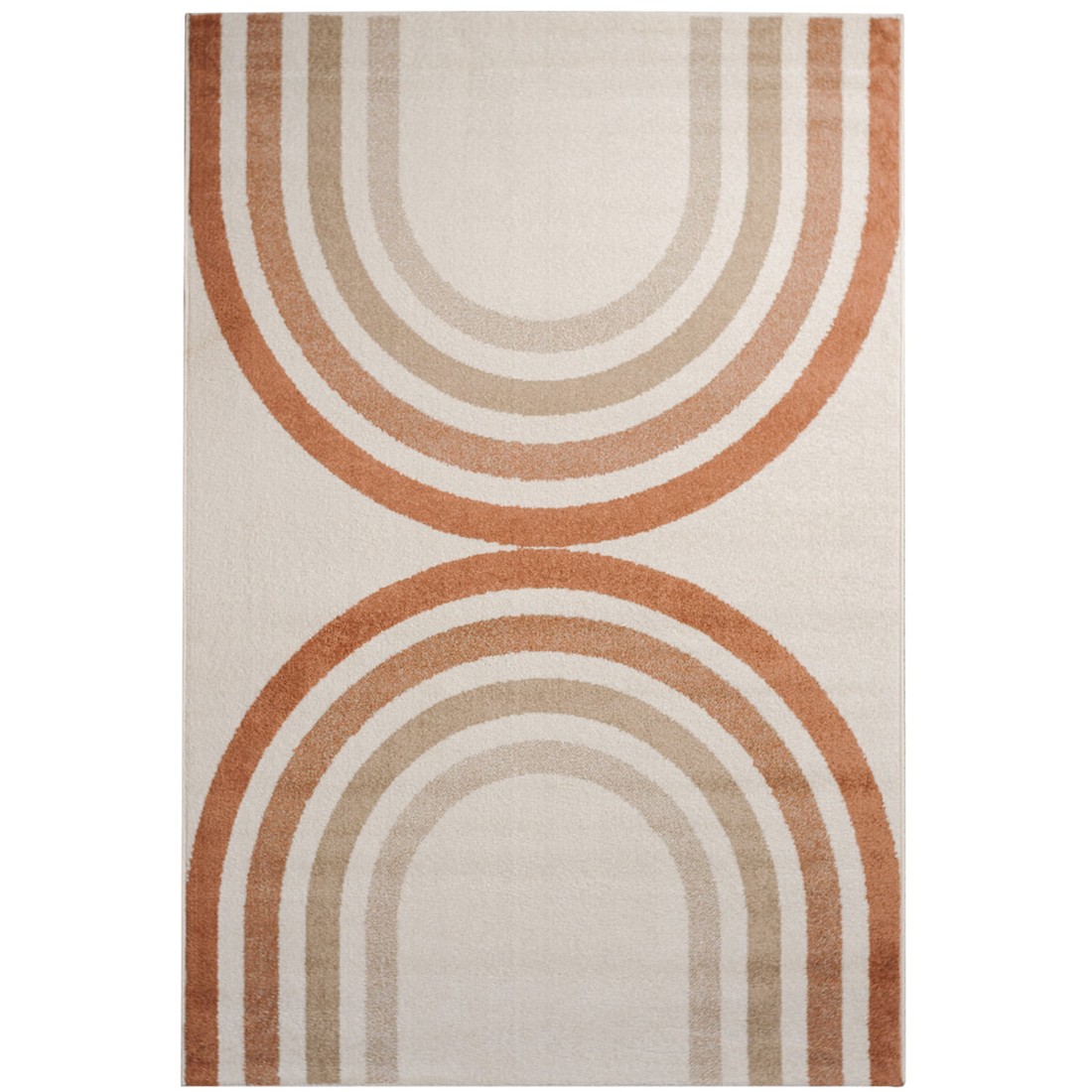 Tapete para Sala Essenciais Arco Terracota 100x150 Tapete para Sala Essenciais Arco Terracota 100x150