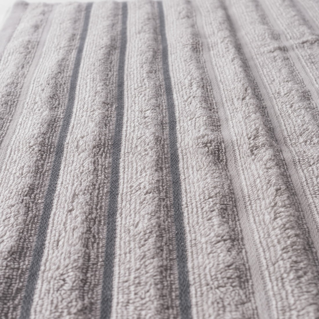 Jogo de Toalha 4 Peças Wave - Bege e Cinza Jogo Banho